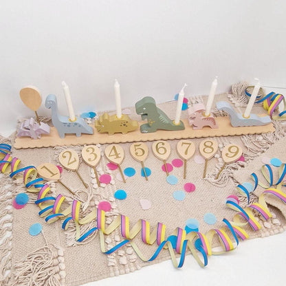 Geburtstagszug Dino, Geburtstagsparty Tischdeko, Kindergeburtstag, Erster Geburtstag, Geburtstagszug mit Kerzen, Geburtstagszug Holz Junge