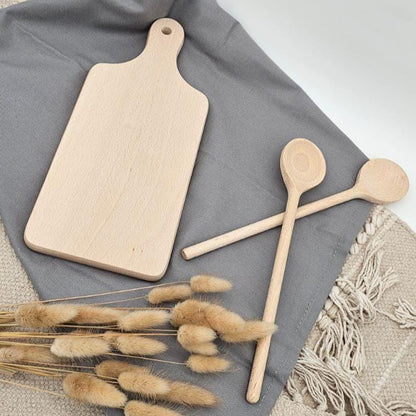 Personalisiertes Frühstücksbrett Küche mit Name | Holzbrettchen Küchen Deko personalisiert | Geschenk zum Einzug Vesperbrett