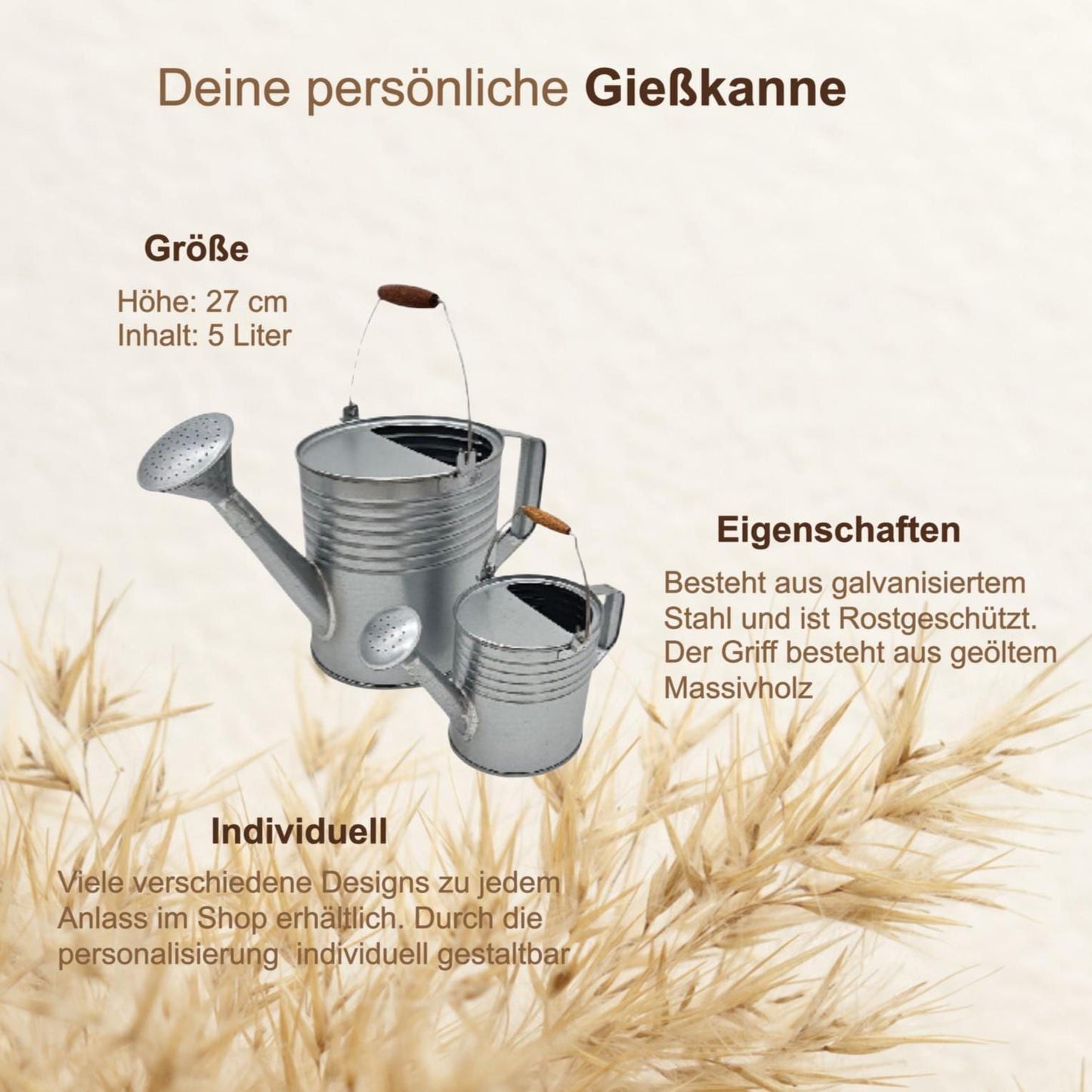 Abschiedsgeschenk für Kollegin zur Rente, Abschied Kollegin, Gießkanne Rente personalisiert, Ruhestand Geschenk