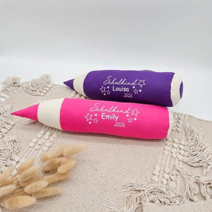geschenke zum schulanfang | Bleistift Kissen | geschenk einschulung | personalisiertes kissen | geschenke zum schulanfang | kissen bleistift