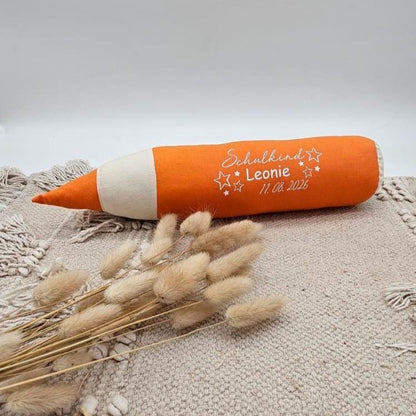 geschenke zum schulanfang | Bleistift Kissen | geschenk einschulung | personalisiertes kissen | geschenke zum schulanfang | kissen bleistift