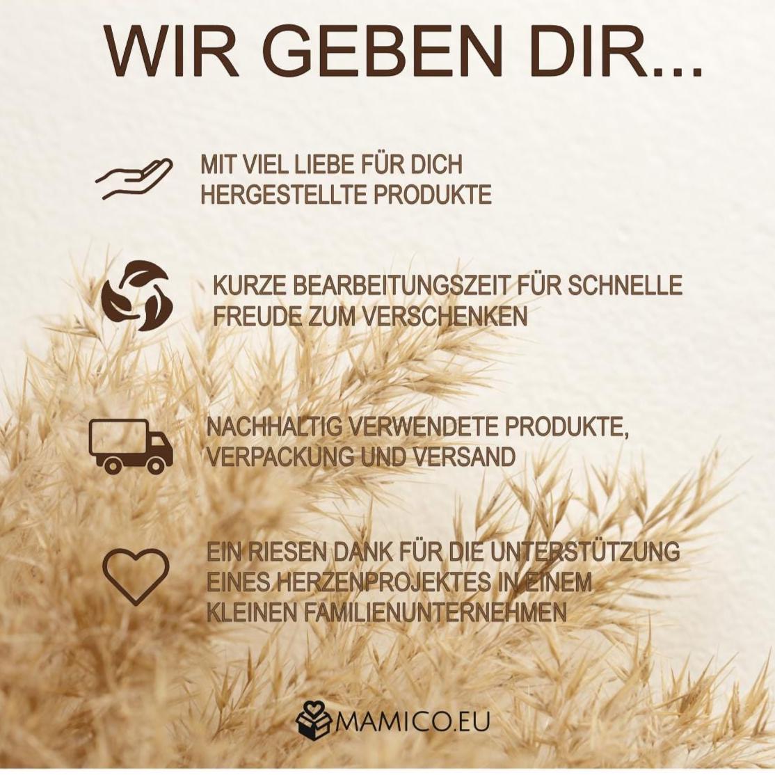 Brotkorb Stoff Utensilo mit Spruch, Wo die Liebe den Tisch deckt Brotkörbchen Baumwolle, Geschenk Einzug Hochzeit Muttertag Deko Tisch