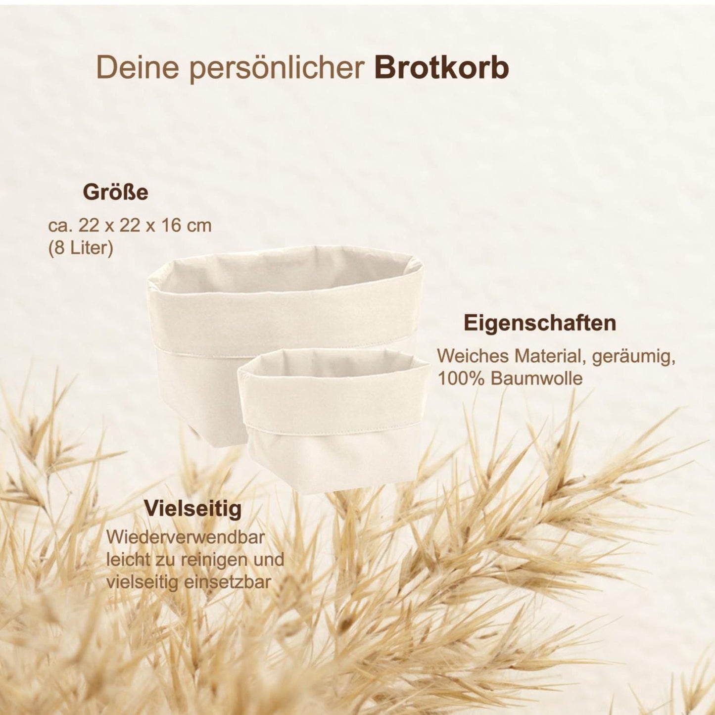Personalisiertes Utensilo Einzug neues Haus, Stoffkorb Familie mit Name, Brotzeitkorb Brotkorb Baumwolle, Geschenk Einweihung Richtfest