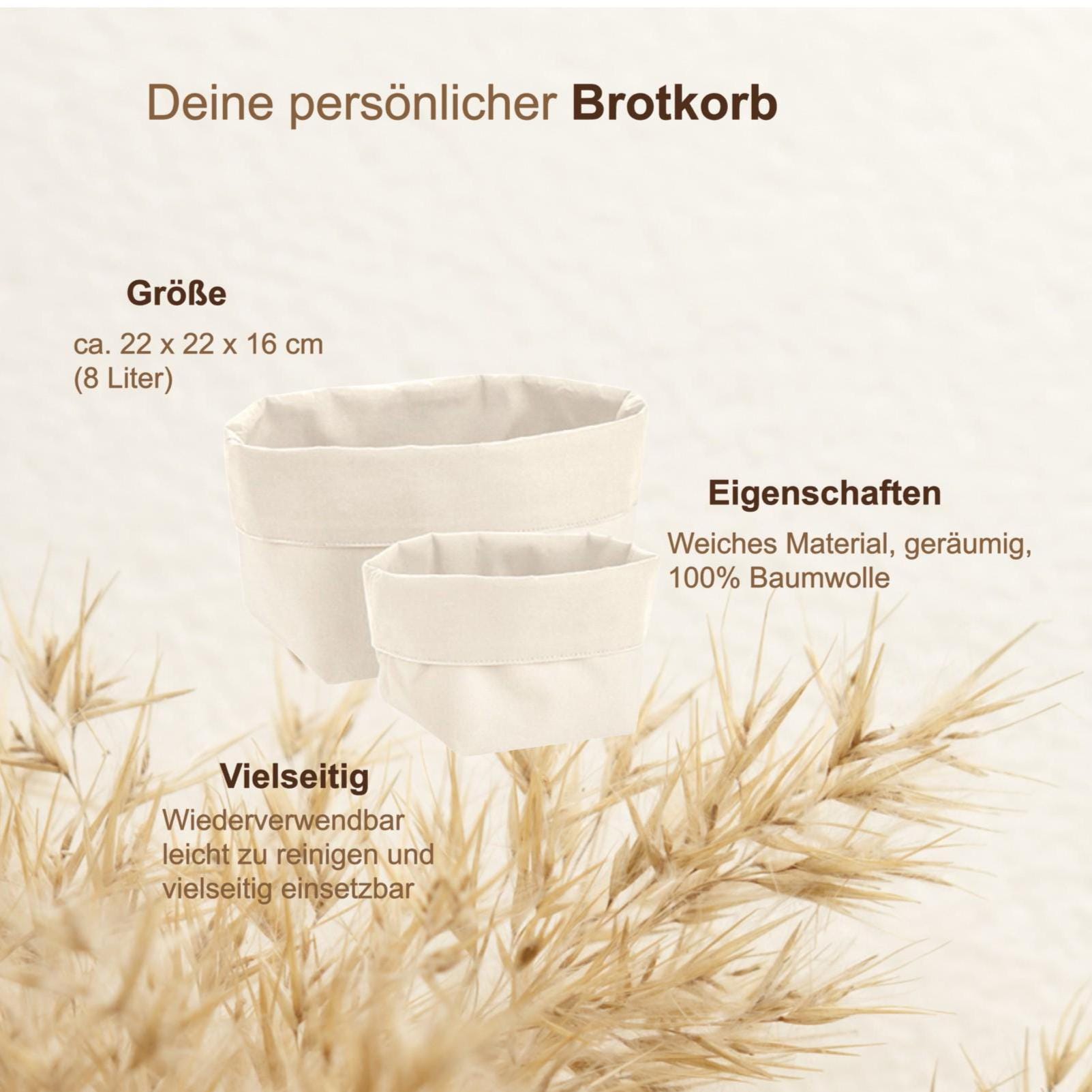 Personalisiertes Utensilo Einzug neues Haus, Stoffkorb Familie mit Name, Brotzeitkorb Brotkorb Baumwolle, Geschenk Einweihung Richtfest