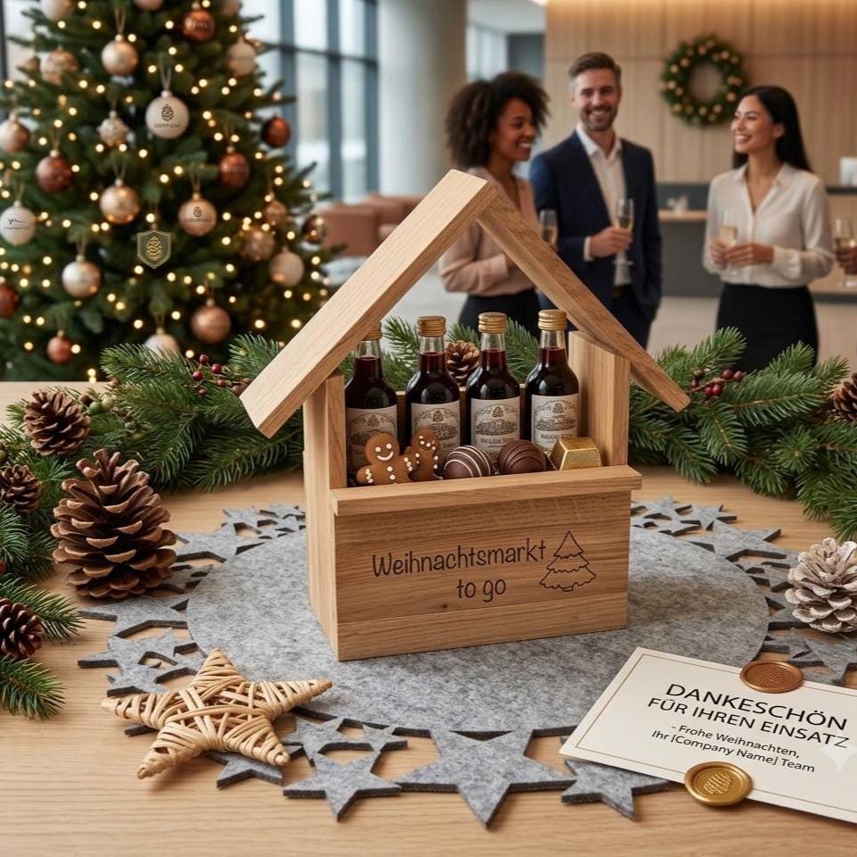 Holzhütte Geschenkverpackung | Weihnachten | Geschenk | personalisiertes Geschenk | Kleines Holzhaus | Wichteln | Geschenk zu Weihnachten |