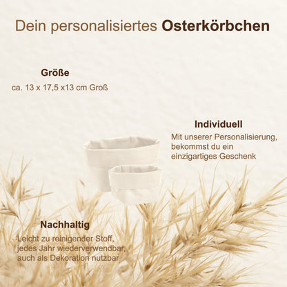 Personalisiertes Osterkörbchen mit Namen