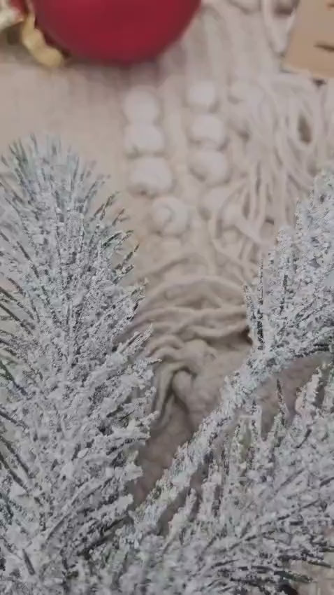 Serviettenhalter Holz Weihnachten | Weihnachtliche Tischdeko Serviettenständer | Schneeflocke Tannenbaum Hirsch Weihnachtsdeko