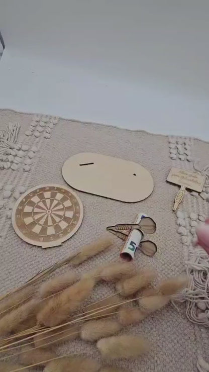Personalisiertes Geldgeschenk Dartscheibe
