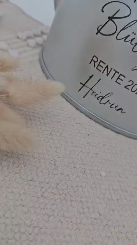Abschiedsgeschenk für Kollegin zur Rente, Abschied Kollegin, Gießkanne Rente personalisiert, Ruhestand Geschenk