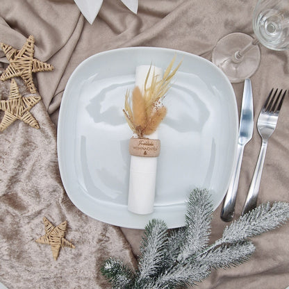 Serviettenring aus Holz Weihnachten