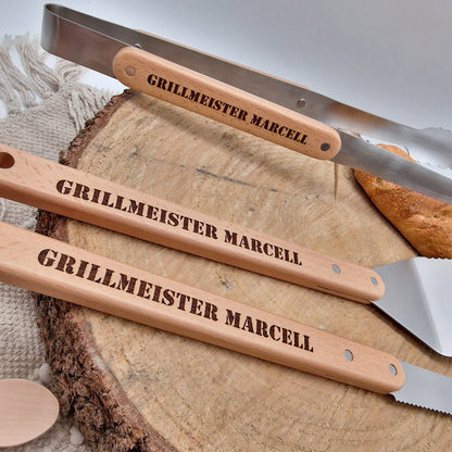 Grillbesteck personalisiert