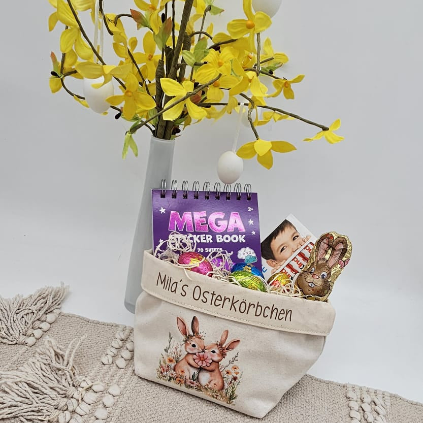 Personalisiertes Osterkörbchen mit Namen