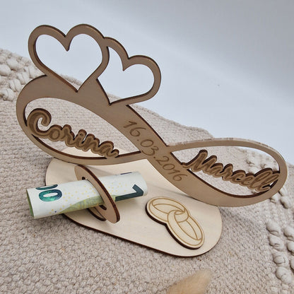 Personalisiertes Geldgeschenk Hochzeit