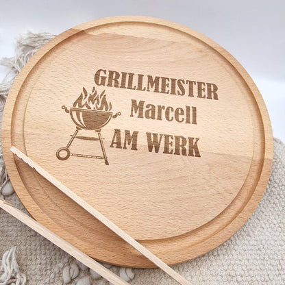 Schneidebrett Grill Geschenk
