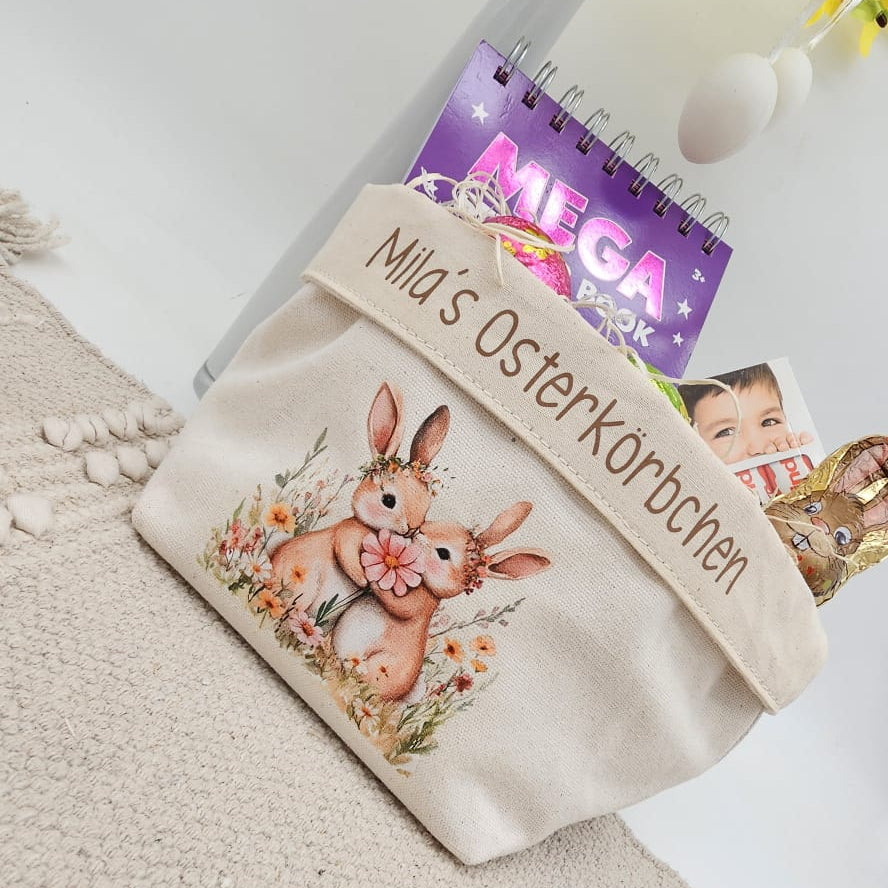 Personalisiertes Osterkörbchen mit Namen