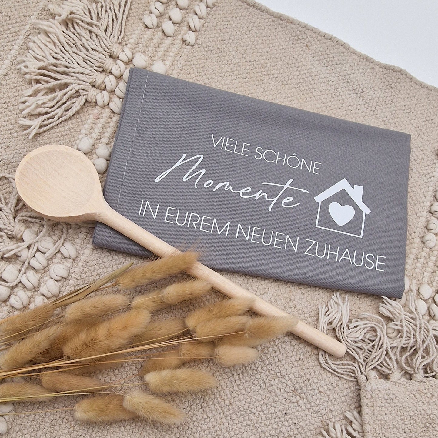 Geschirrtuch personalisiert Einzug