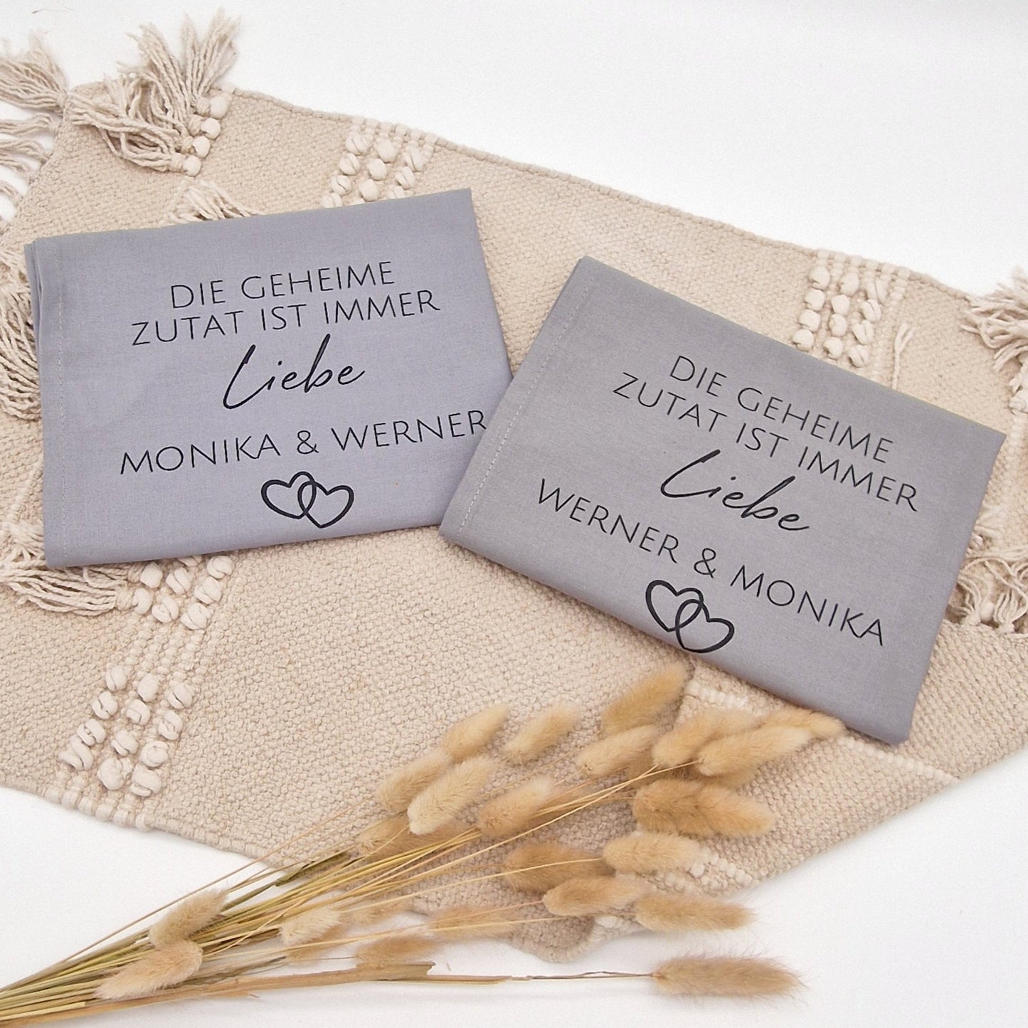 Geschirrtuch personalisiert Hochzeit