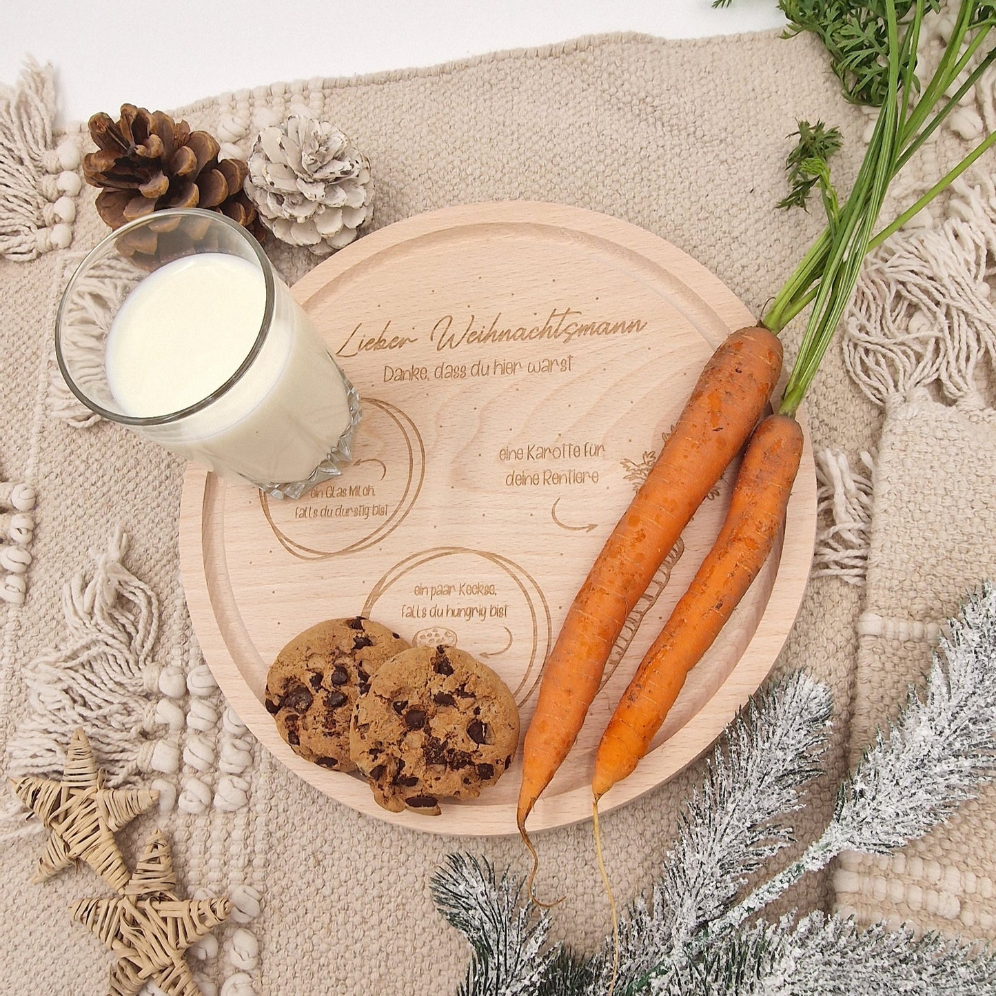 Weihnachtsteller personalisiert