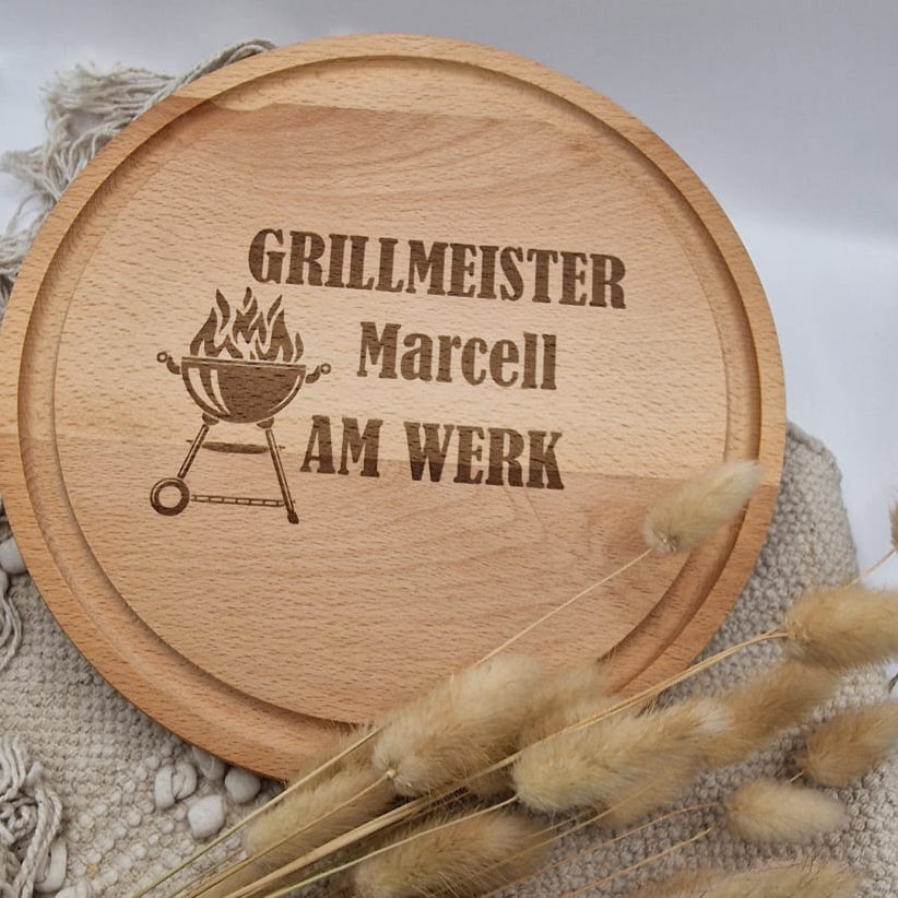 Schneidebrett Grill Geschenk