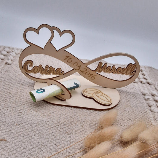 Personalisiertes Geldgeschenk Hochzeit