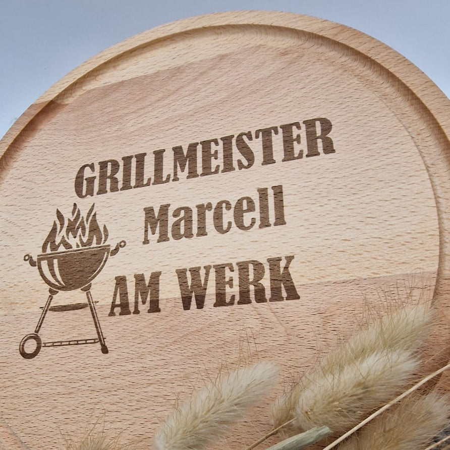 Schneidebrett Grill Geschenk
