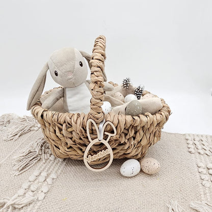 Personalisierter Osteranhänger aus Holz mit Name