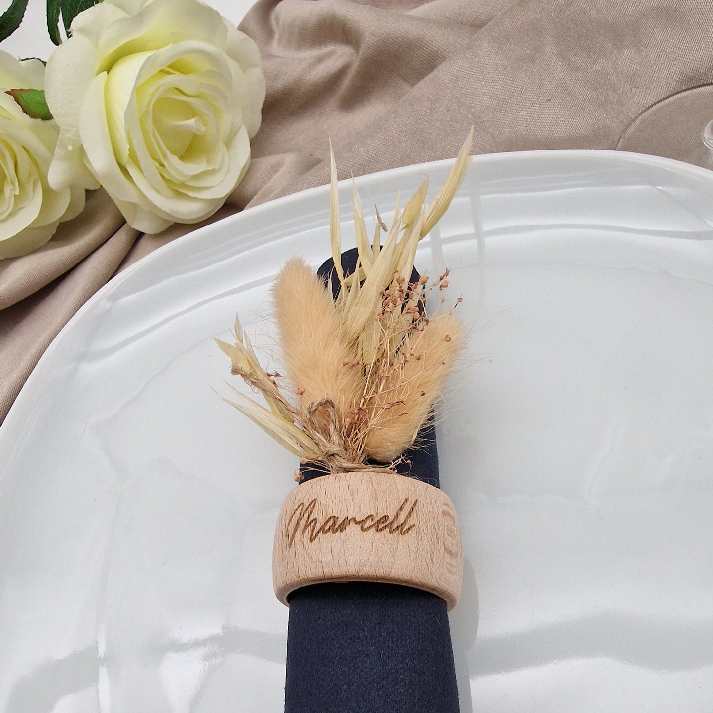 Serviettenring Personalisiert aus Holz