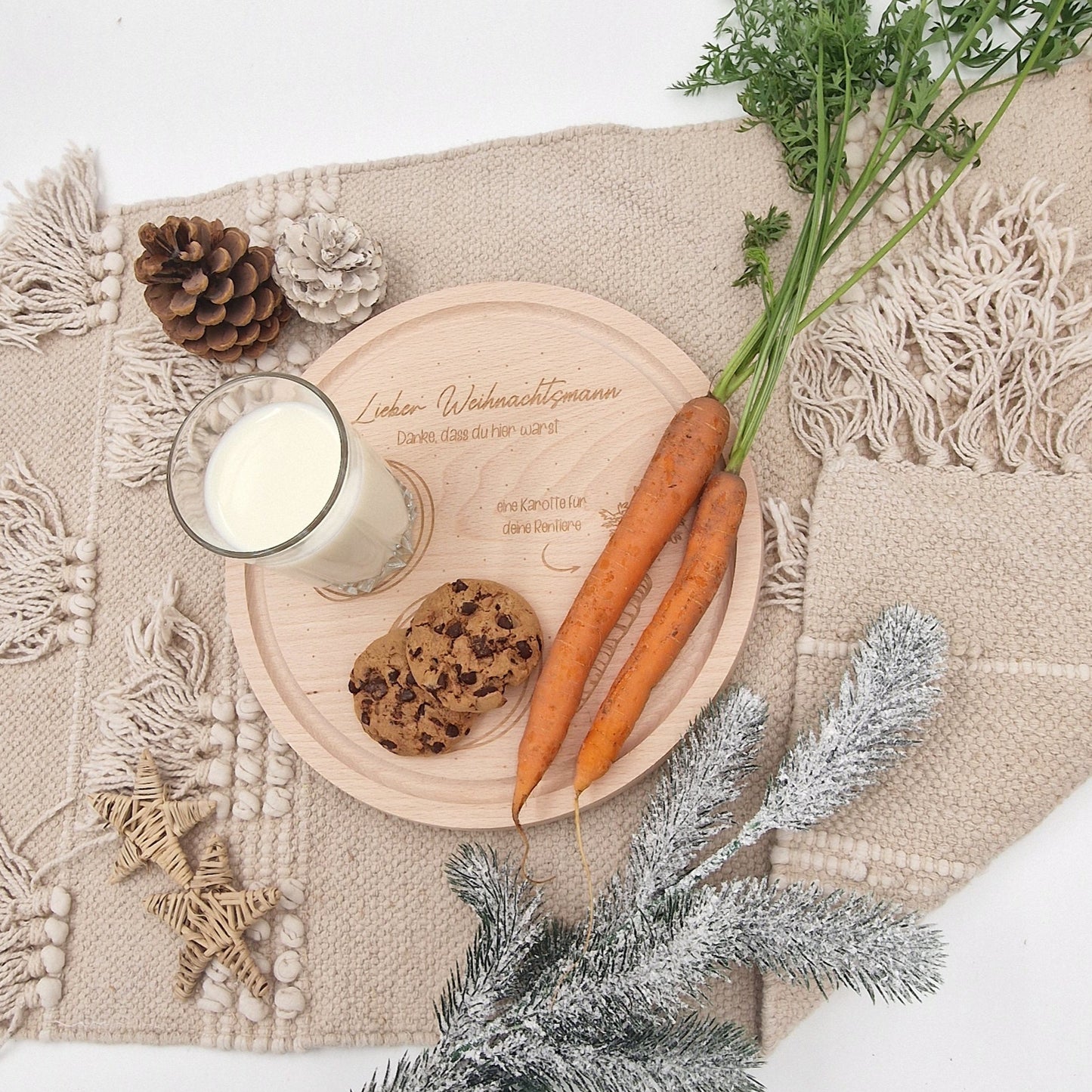 Weihnachtsteller personalisiert