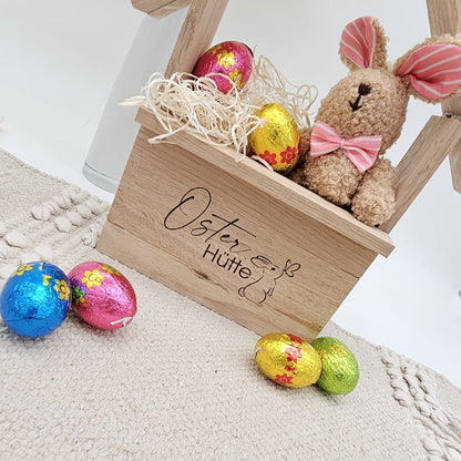 Osterhütte aus Holz – Osterdeko natürlich & nachhaltig