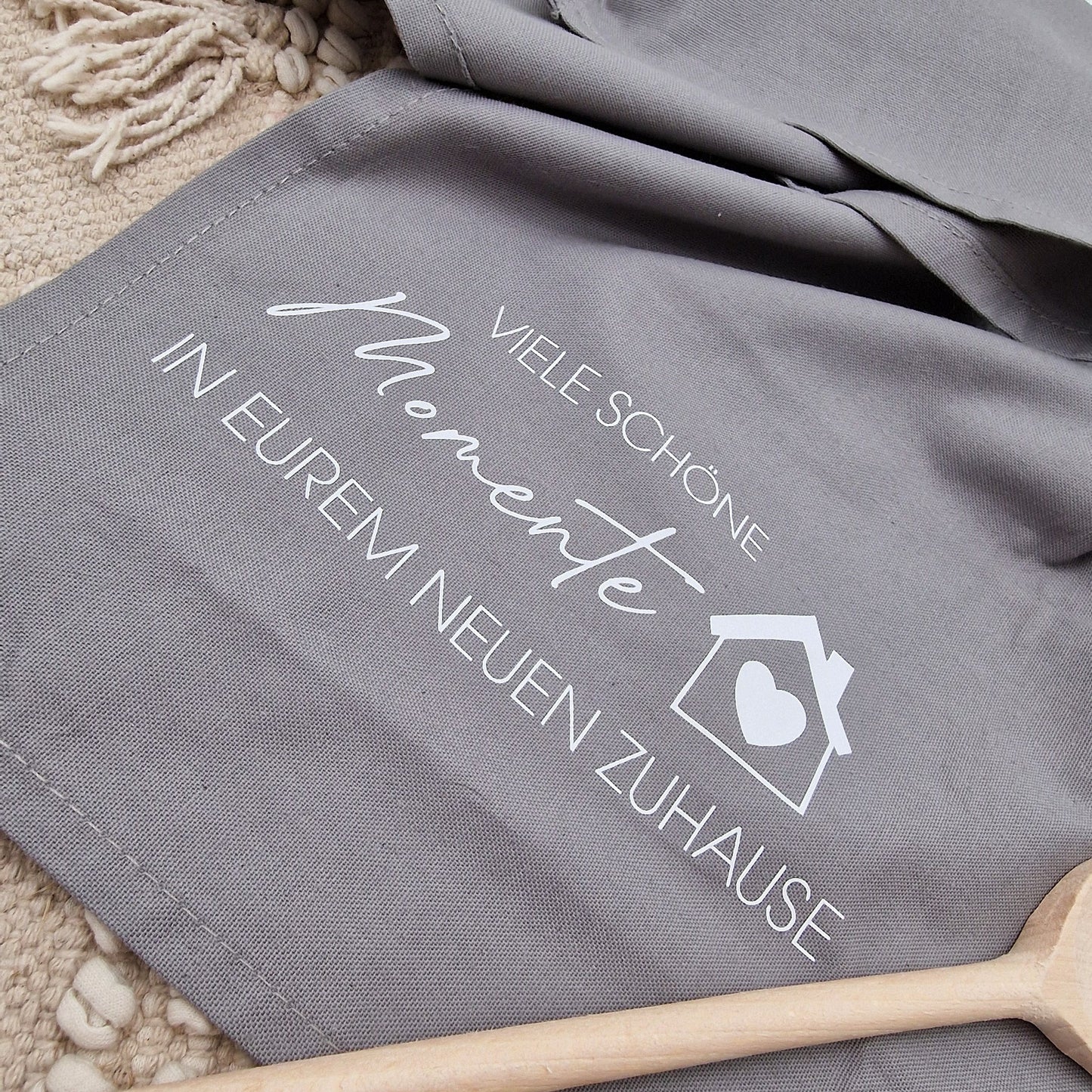 Geschirrtuch personalisiert Einzug