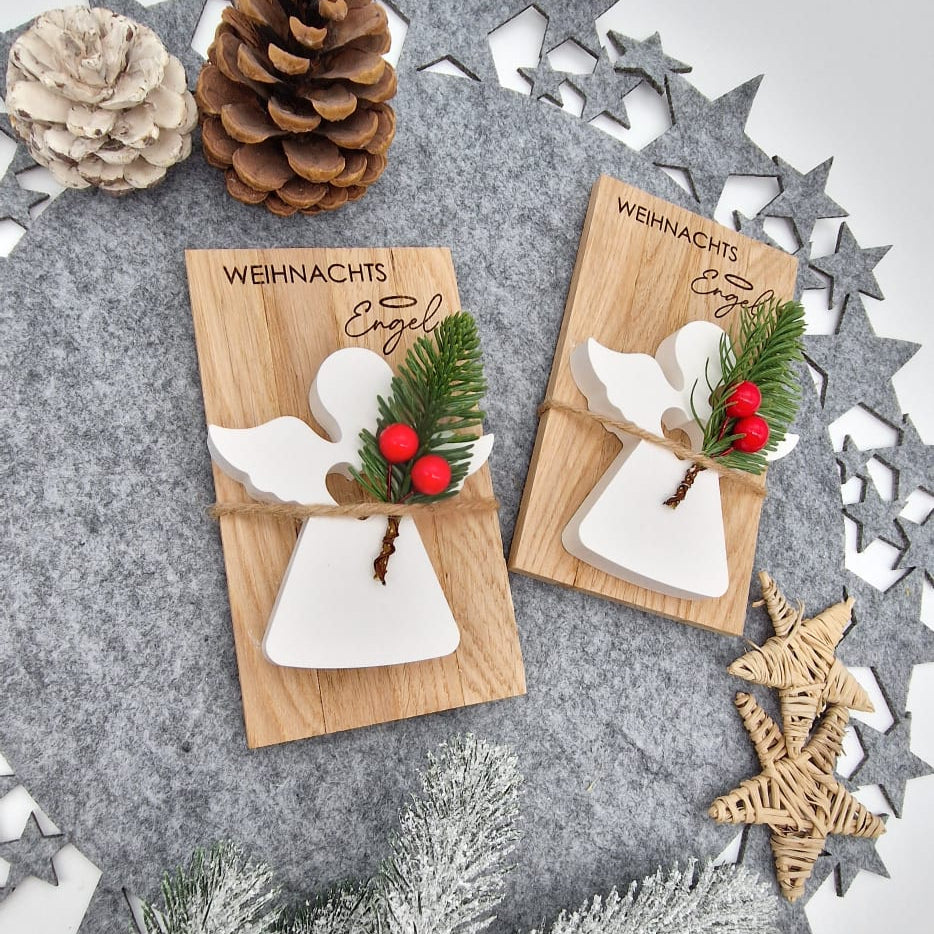Weihnachts Engel Holz & Keramik