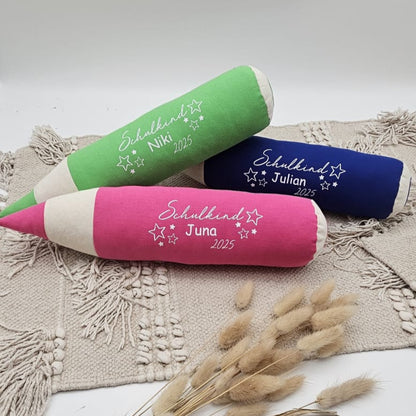 Bleistift Kissen personalisiert