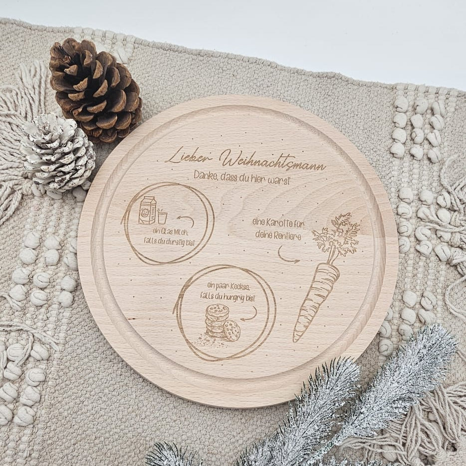 Weihnachtsteller personalisiert
