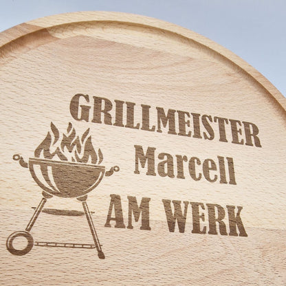 Schneidebrett Grill Geschenk