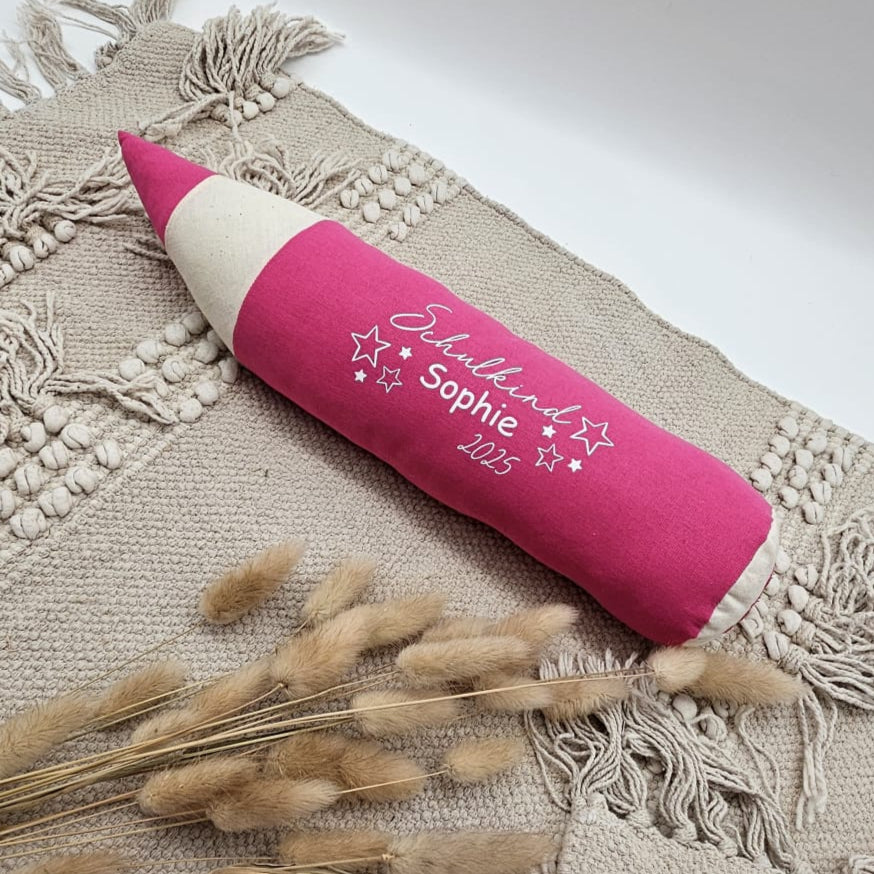 Bleistift Kissen personalisiert