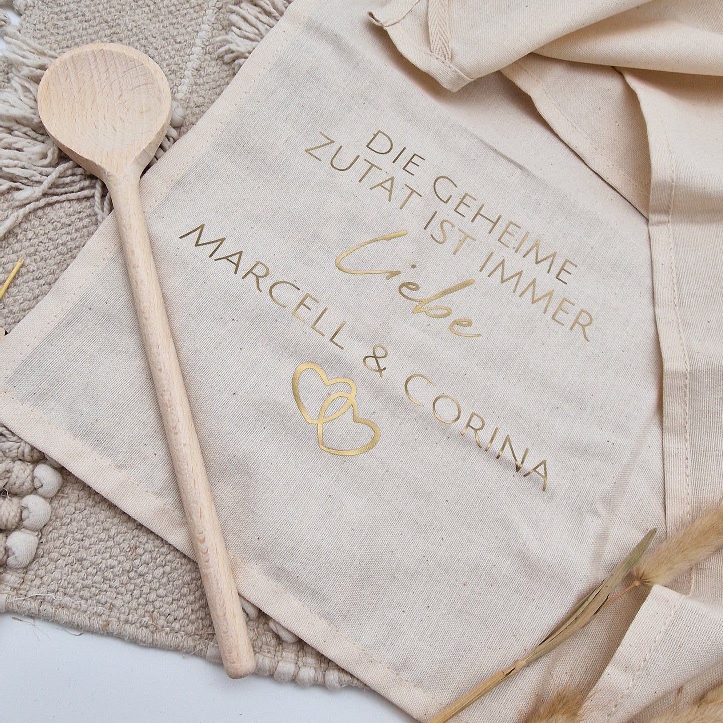 Geschirrtuch personalisiert Hochzeit