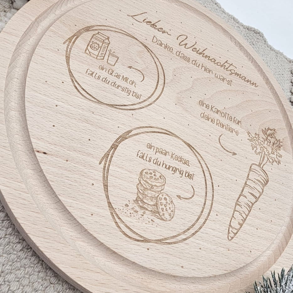 Weihnachtsteller personalisiert