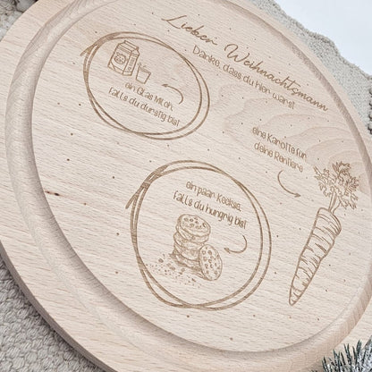 Weihnachtsteller personalisiert