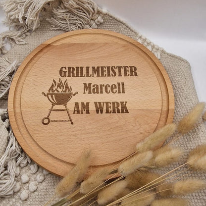 Schneidebrett Grill Geschenk