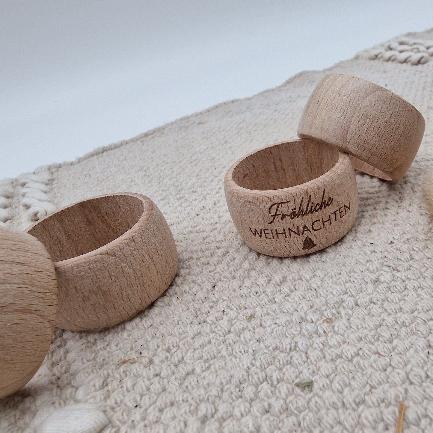 Serviettenring aus Holz Weihnachten