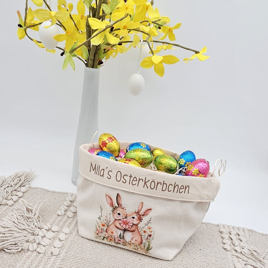 Personalisiertes Osterkörbchen mit Namen