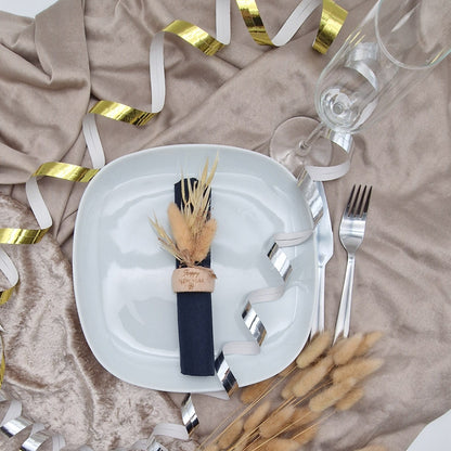 Serviettenring aus Holz Silvester