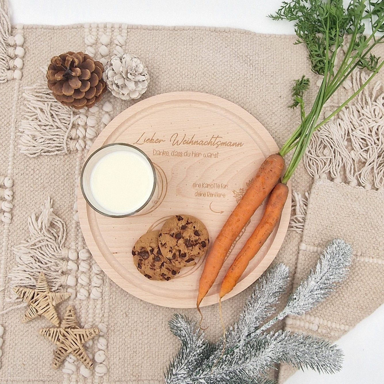 Weihnachtsteller personalisiert