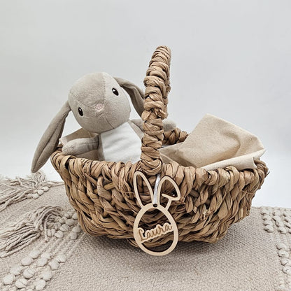 Personalisierter Osteranhänger aus Holz mit Name