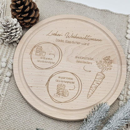 Weihnachtsteller personalisiert