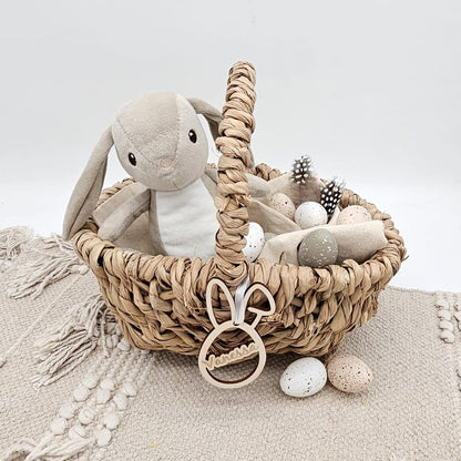 Personalisierter Osteranhänger aus Holz mit Name