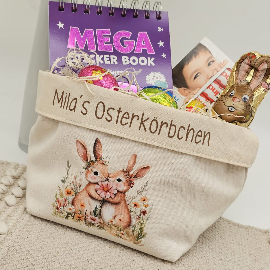 Personalisiertes Osterkörbchen mit Namen