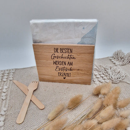 Servierten Halter Holz