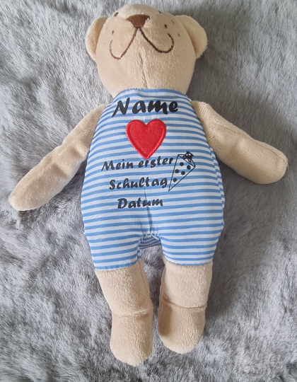 Teddy personalisiert Schulanfang Einschulung